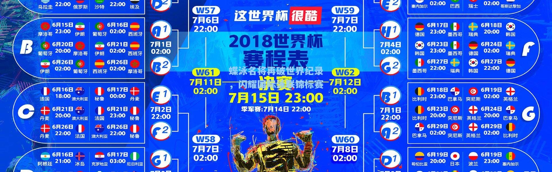 蝶泳名将再破世界纪录，闪耀国际泳联锦标赛