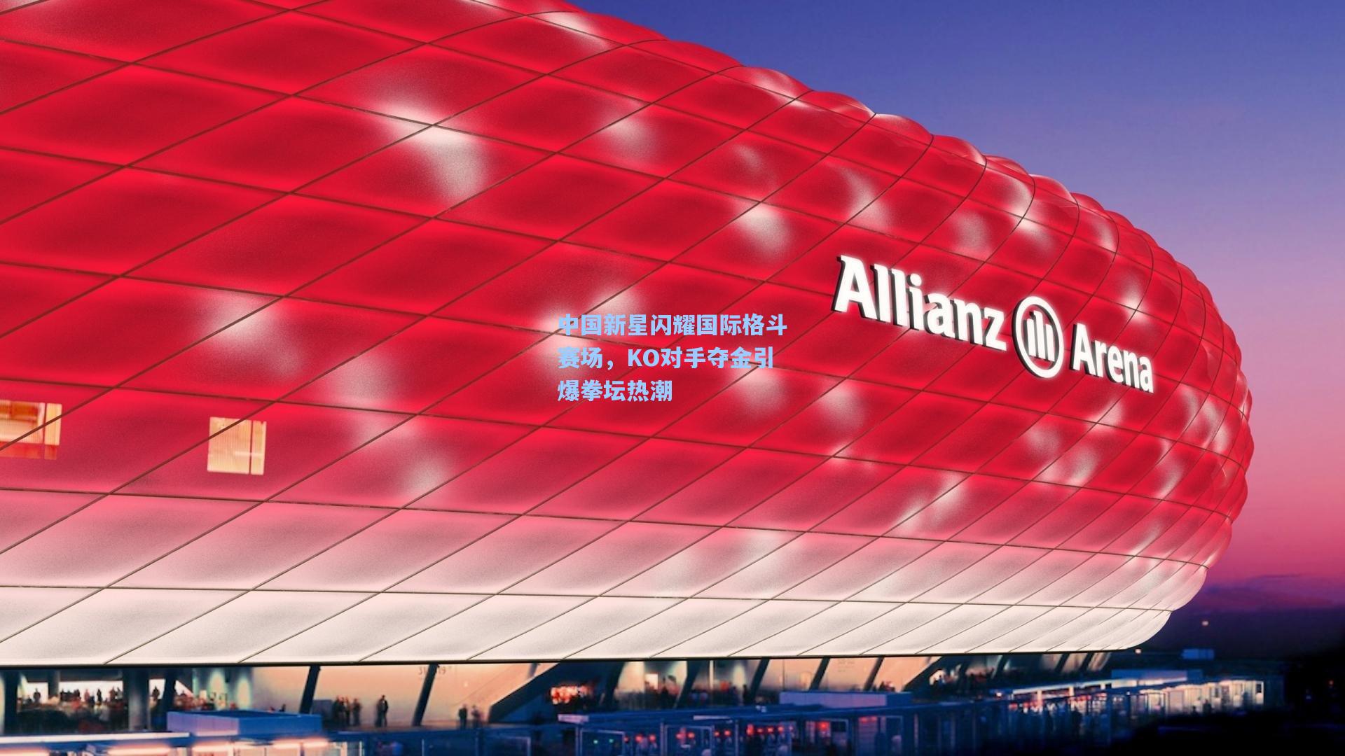 中国新星闪耀国际格斗赛场,KO对手夺金引爆拳坛热潮